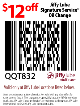 Jiffy Lube Oil Change Coupon